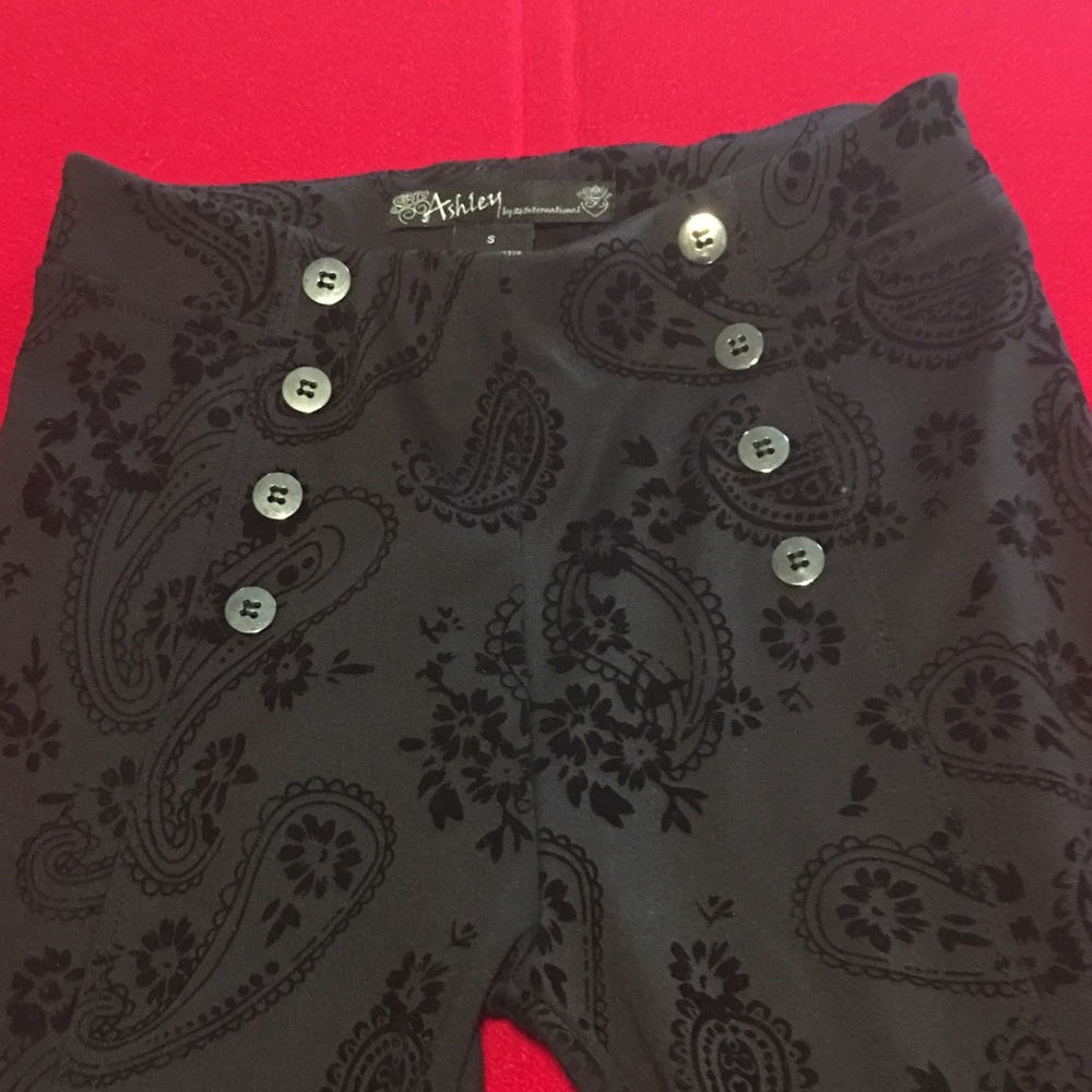 Black hiWaisted pants - Picture 3 of 5